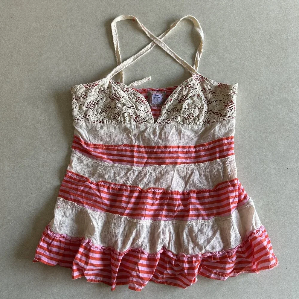 Free People Fruit Stripes Babydoll ASO Princess Protection Program